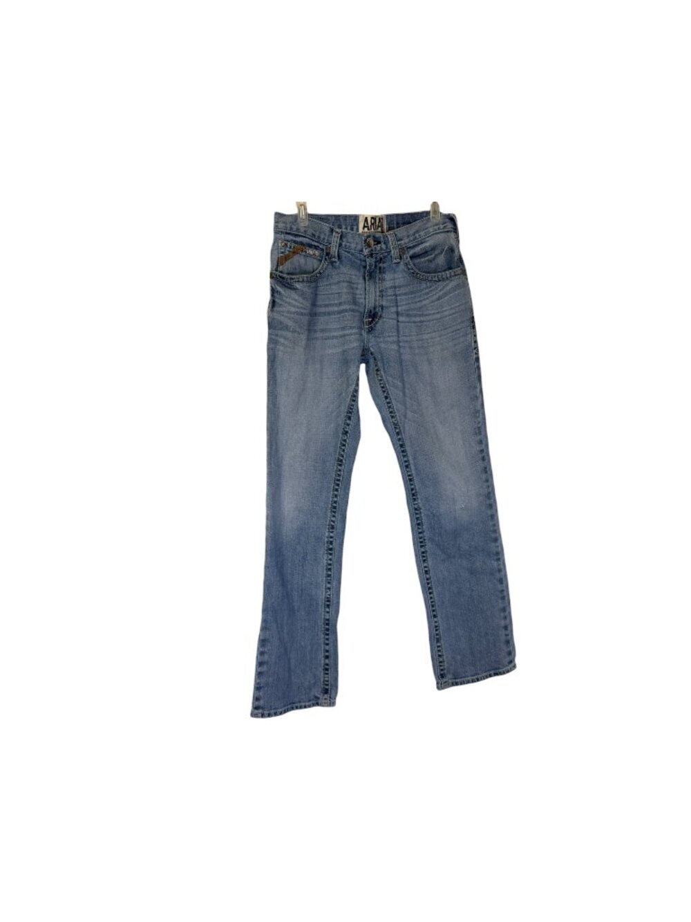 Ariat M5 Slim Straight Denim Blue Jeans Men's Size 33 x 36